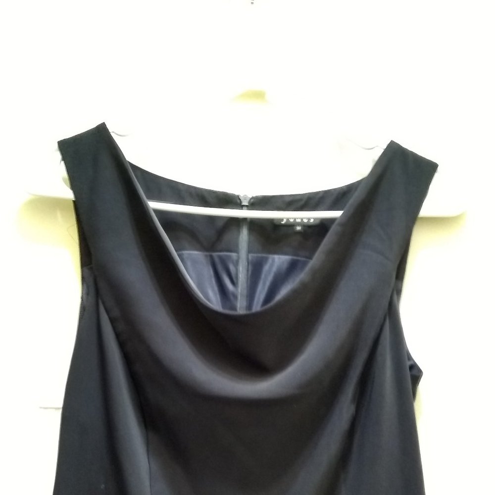 JONES size 34 NAVY BLUE PERFECT AND CLASSY DRESS